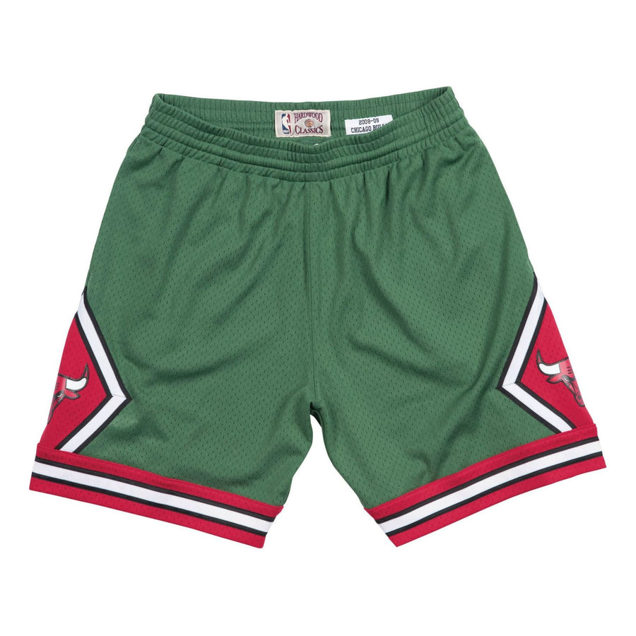 

Спортивные шорты Mitchell & Ness NBA Swingman Shorts Chicago Bulls 2008-09 'Green Red', зеленый