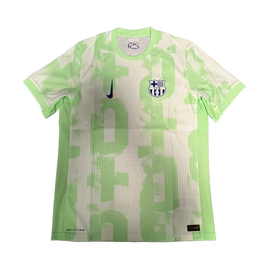 X BASAILUO NAZUQIUJULEBU, LIANMINGKUAN Футболка футбольная мужская Dri Fit зеленая Nike — фото 2