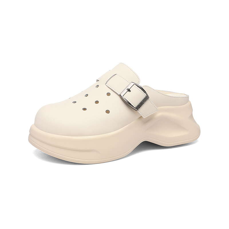 Golden Silk Rabbit Клоги женские бежевые, цвет Beige
