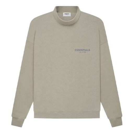 

Толстовка Fear of God Essentials SS21 Pull-Over Mockneck Moss, цвет moss