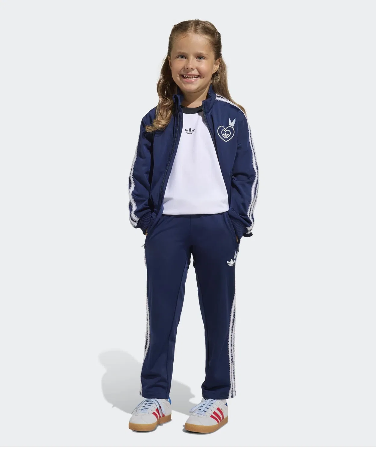 Детский спортивный костюм Disney Firebird Adidas Originals синий — фото 2