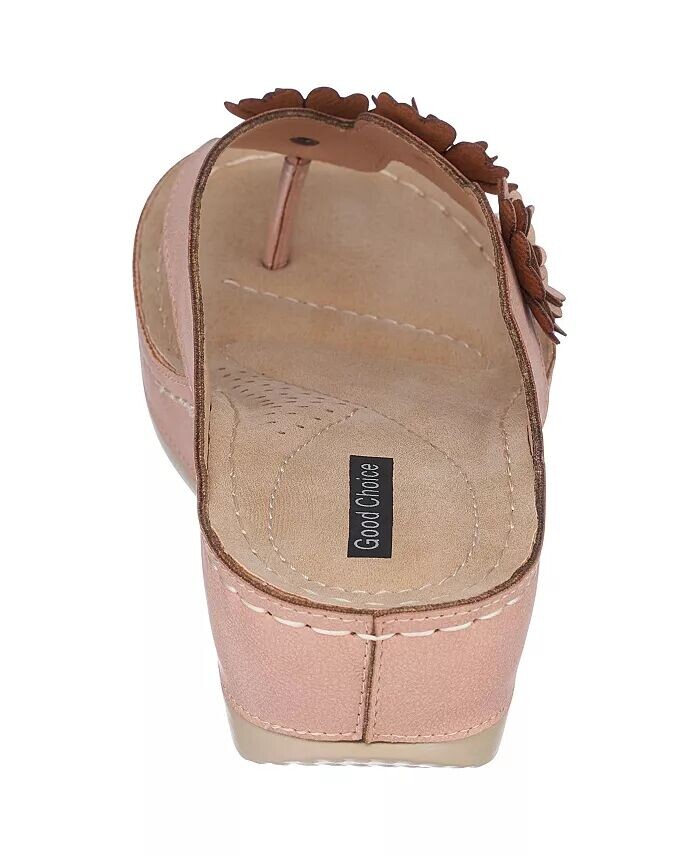 Женские босоножки Ammie Wedge GC Shoes, розовый — фото 3