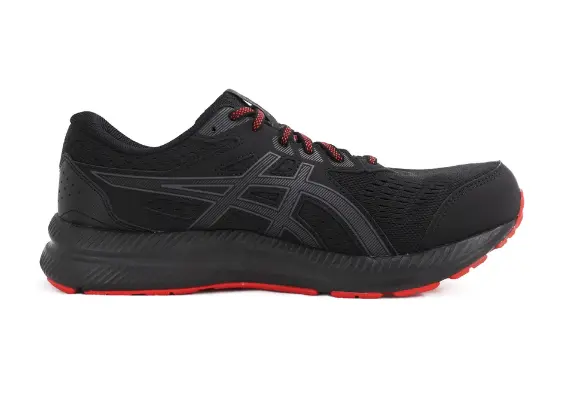Кроссовки гель contend 8 4e широкий Asics, черный — фото 2