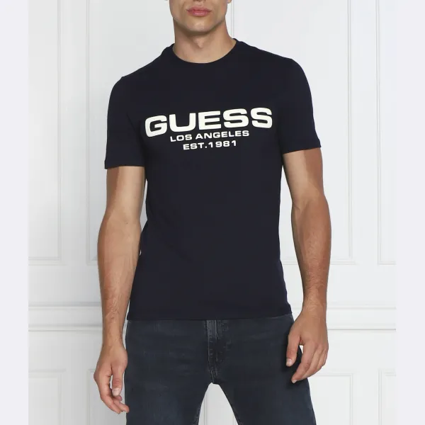 

Футболка Bertil стандартного кроя Guess, синий