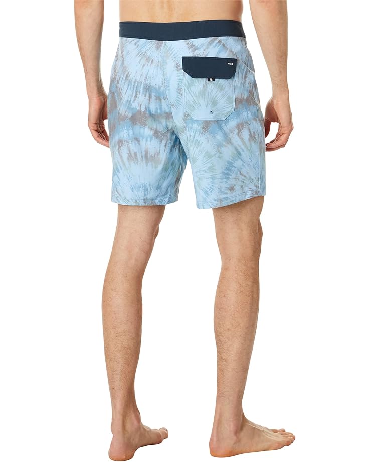 

Шорты для плавания Hurley Phantom Naturals Tailgate 18" Boardshorts, цвет Blue Dream