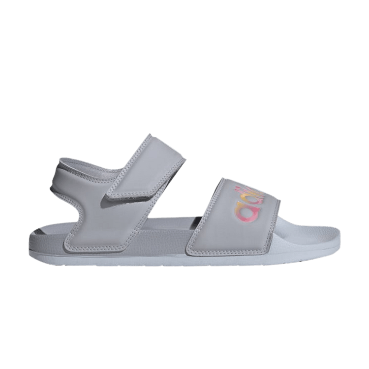 

Кроссовки Adilette Sandal 'Halo Silver Iridescent', серый