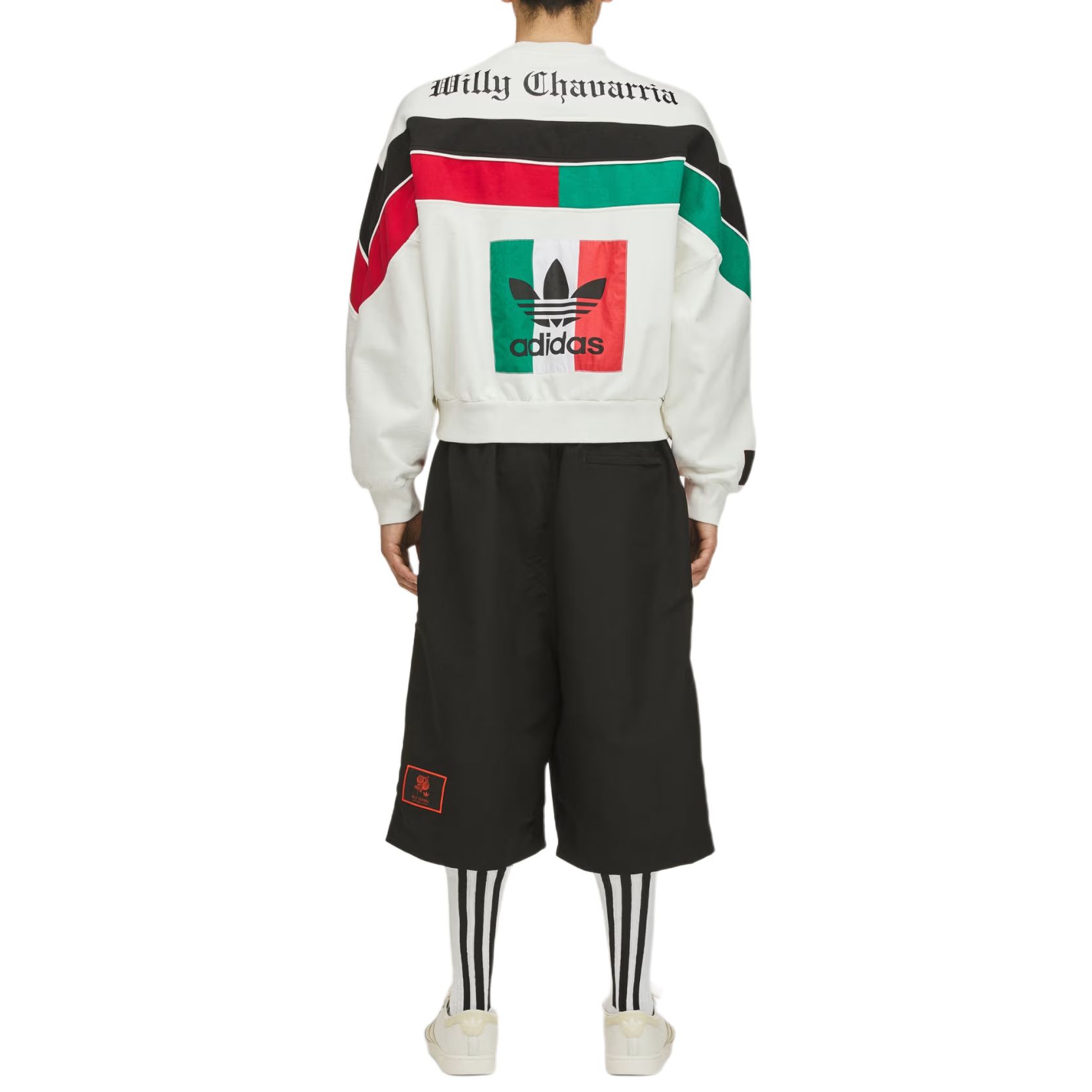 Свитшот Adidas Originals X Willy Chavarria Chicano, экрю — фото 4