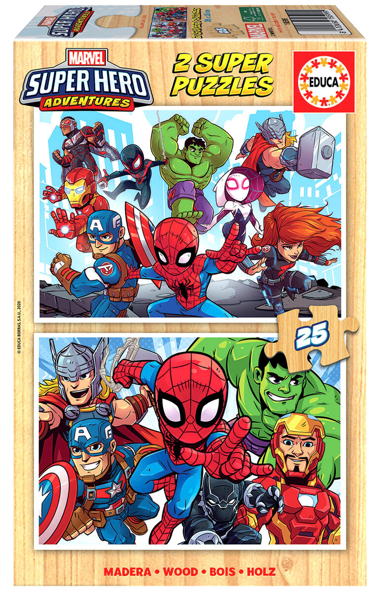 

Пазл Educa, реклама Marvel Super Hero, 2х25 шт.