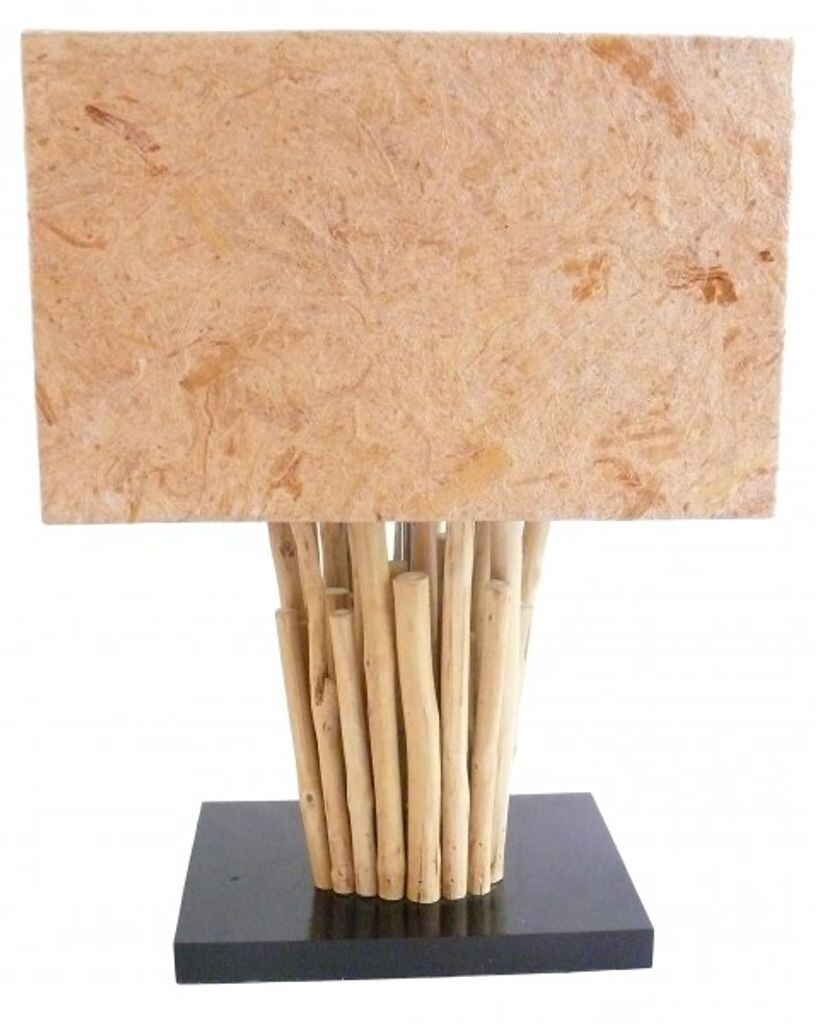 

Декоративный светильник ANTIQUE WOOD, настольная лампа из дерева, лампа настроения, размер: ок. 40 см WORU, коричневый