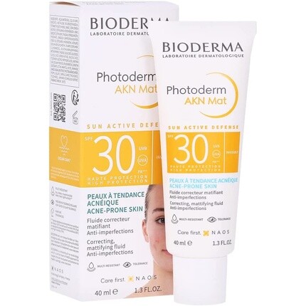 

Photoderm Akn Mat Spf30 Матирующий флюид 40 мл, Bioderma