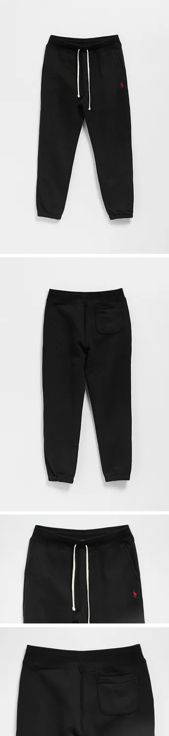 Мужские флисовые спортивные брюки RL чёрные от Polo Ralph Lauren — фото 3