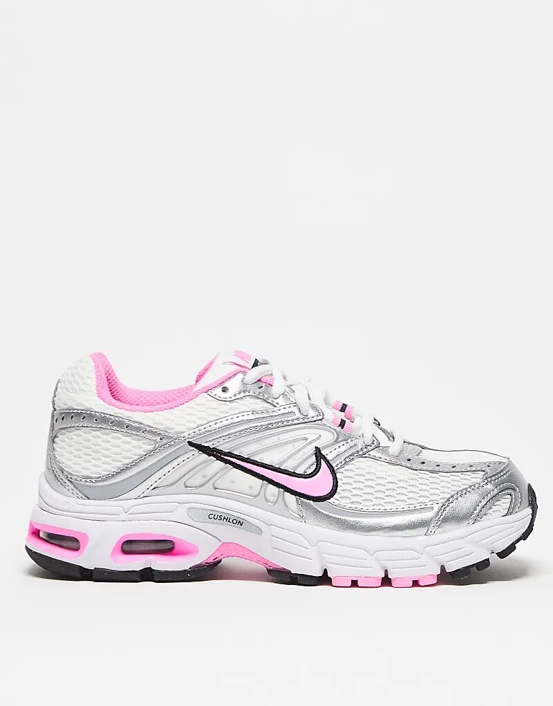 Кроссовки унисекс Nike Air Max Moto 2K белого и розового цветов — фото 3