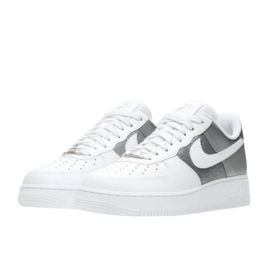 NIKE Кроссовки Air Force 1 Low 07 Белый металлик Серебристый — фото 2