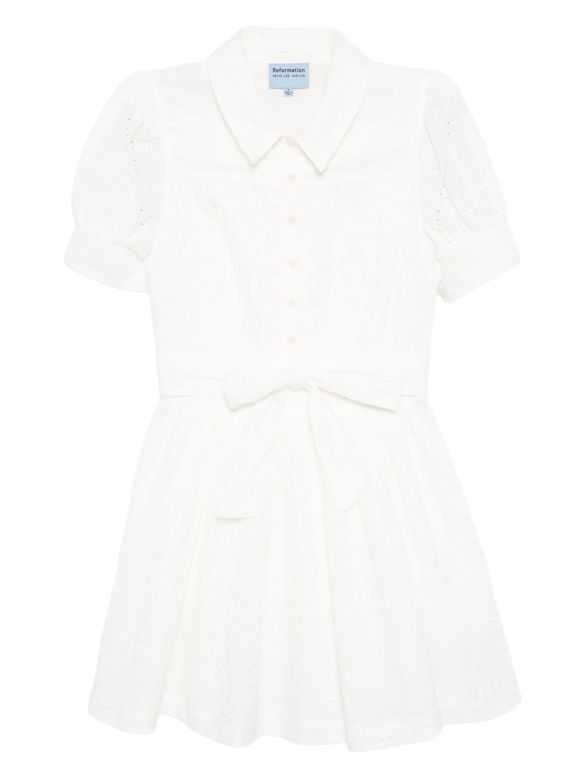 

Платье Loonette Reformation, белый