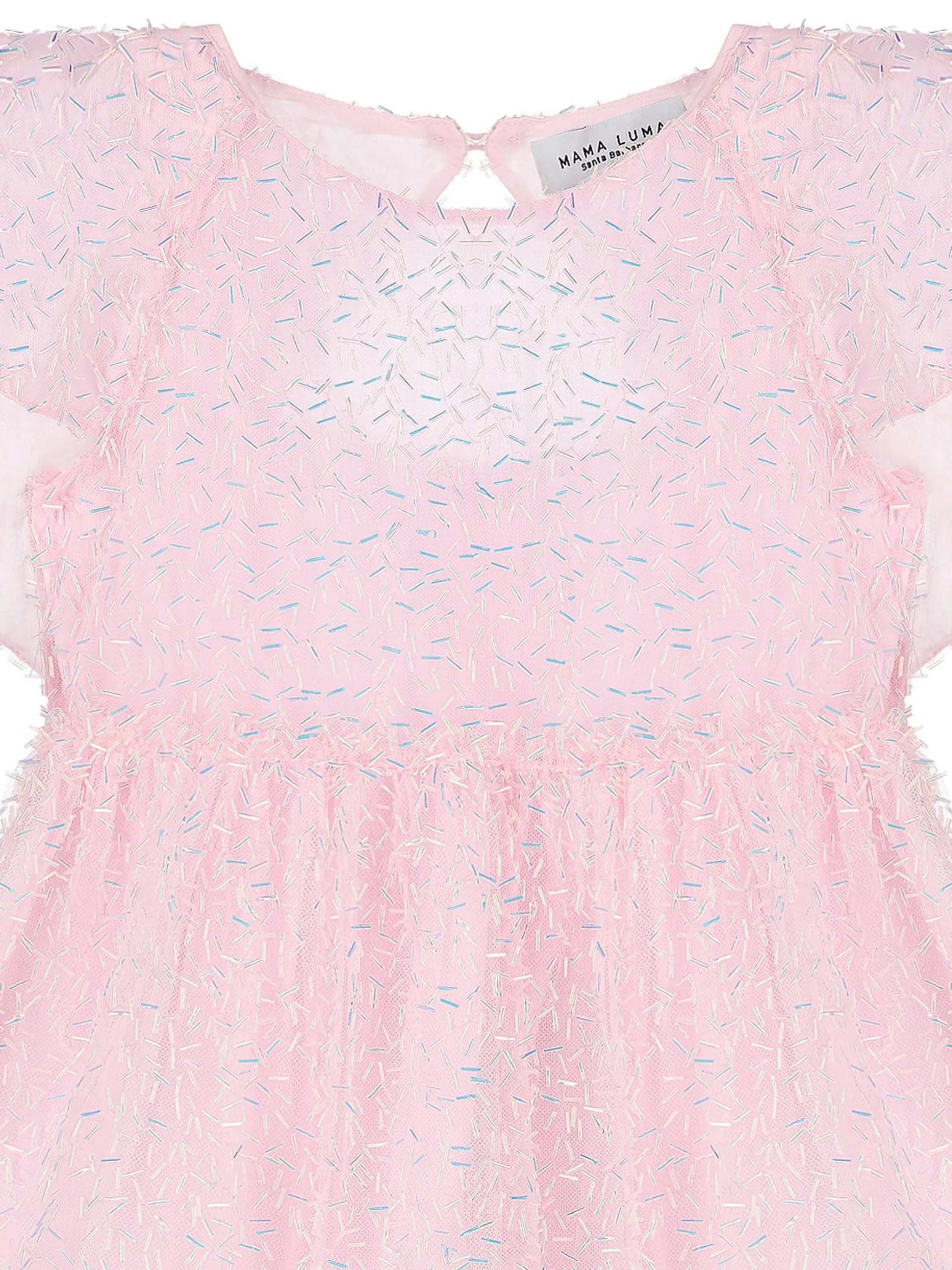 Украшенное тюлевое платье Mama Luma Kids, розовый — фото 3