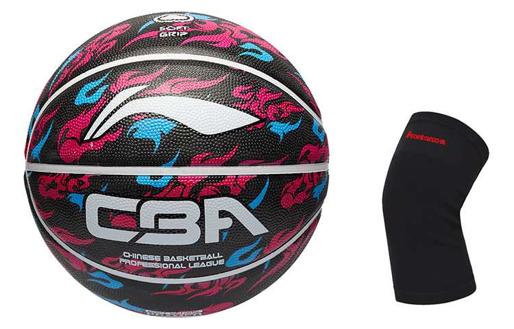 

LINING Резиновый баскетбольный мяч rose red black размер 5 тренировочный детский china