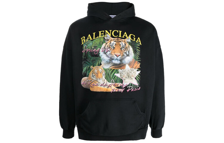 

Толстовка женская Balenciaga Year Of The Tiger, черный