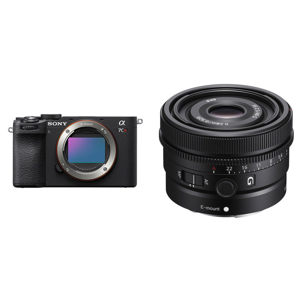 

Беззеркальная камера Sony a7CR Mirrorless Camera with 40mm f/2.5 G Lens Kit (Black)