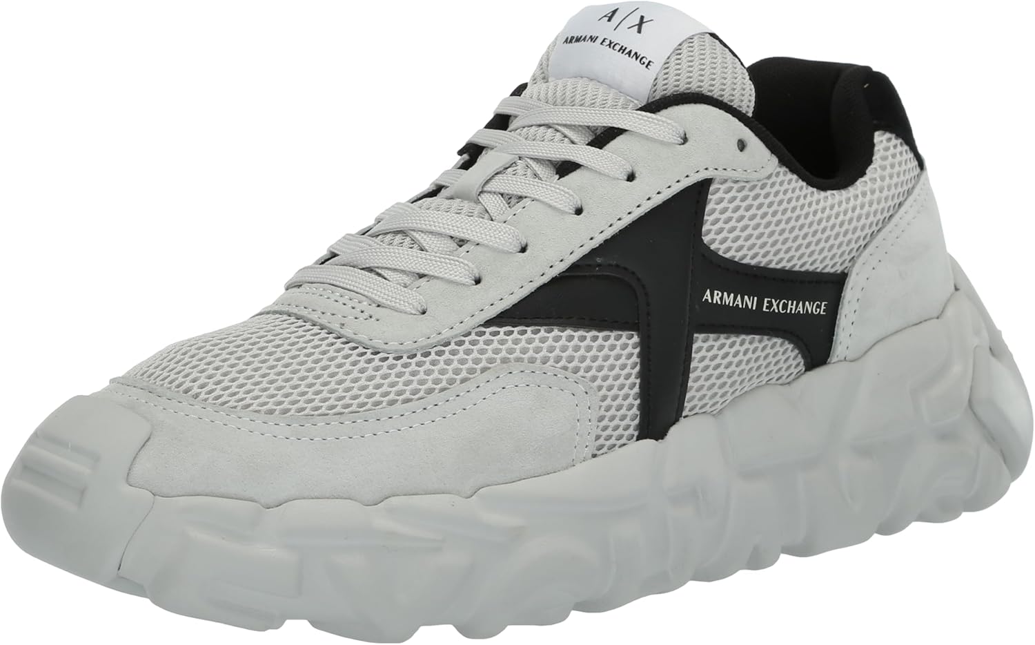 

Мужские кроссовки Armani Exchange Dusseldorf на шнуровке, белый/черный