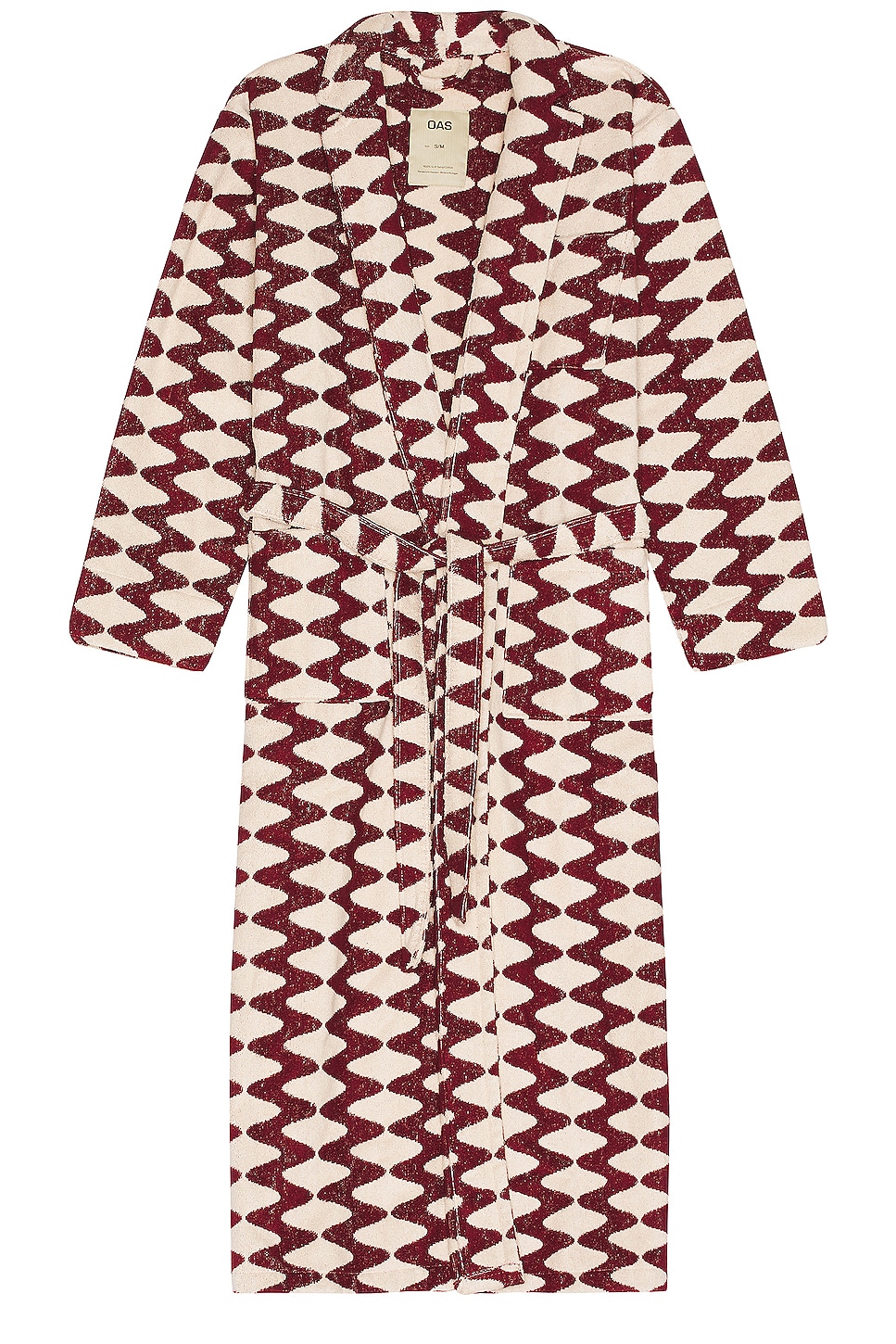 

Длинный халат Big Launda OAS, цвет Burgundy