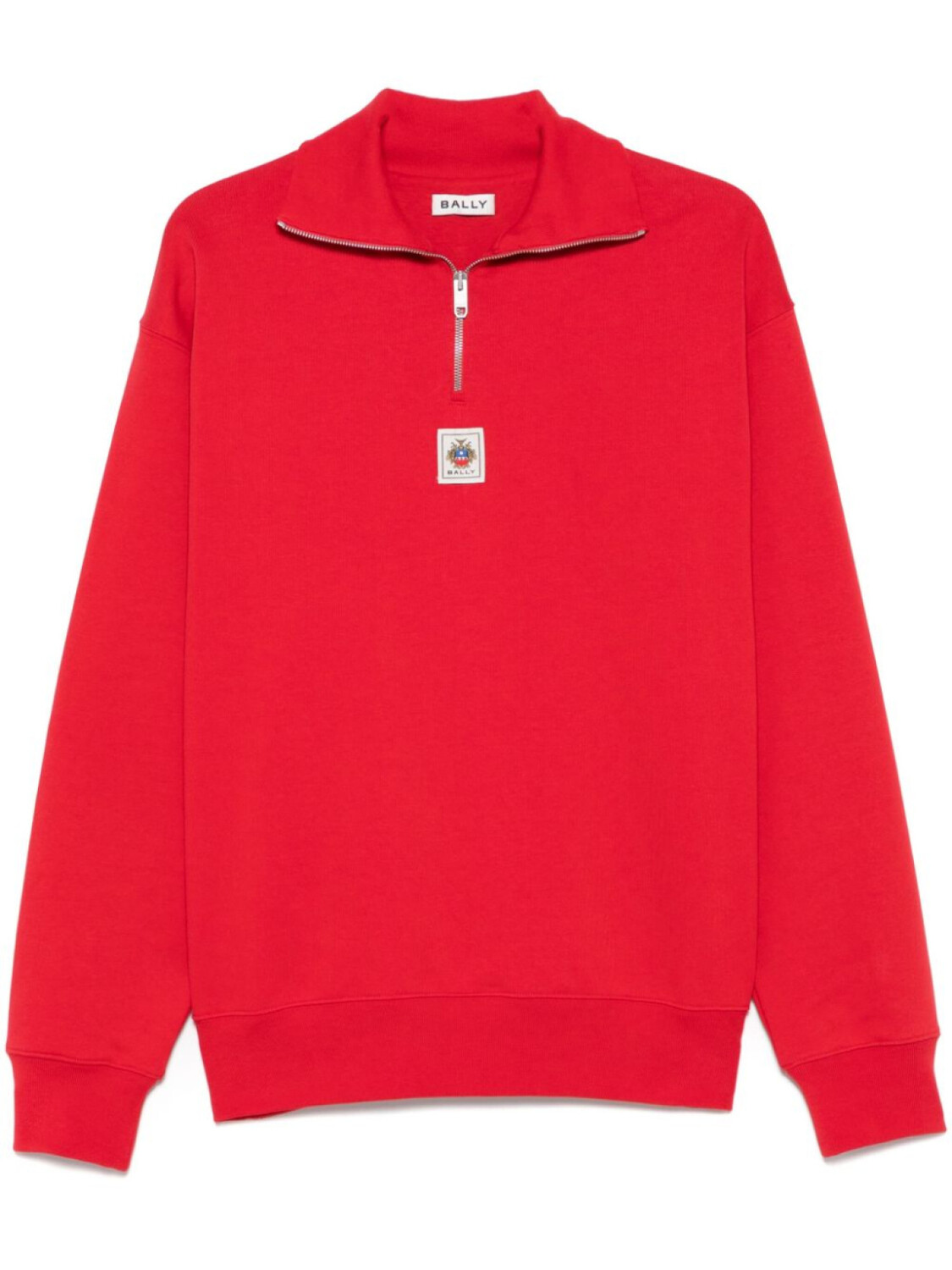 

Bally толстовка с нашивкой Emblem, красный