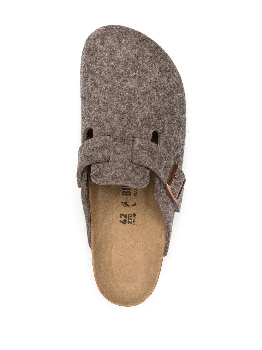 Слиперы Boston с пряжками Birkenstock, коричневый — фото 4