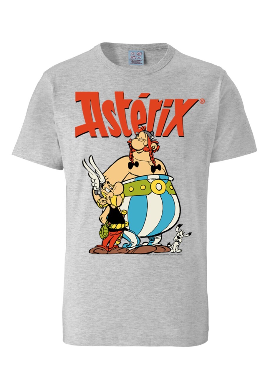 

Классическая футболка LOGOSHIRT Shirt Asterix & Obelix, серый