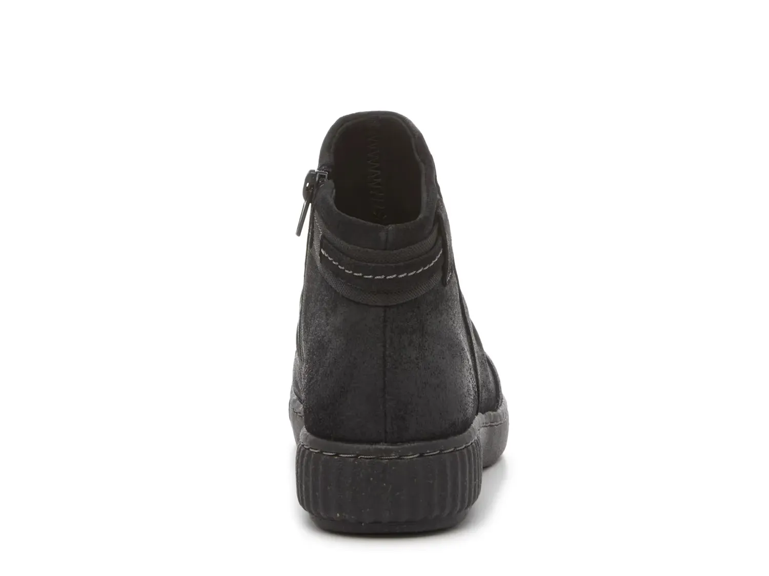 Ботинки женские Clarks Caroline Derby замшевые со сборкой, черный — фото 4