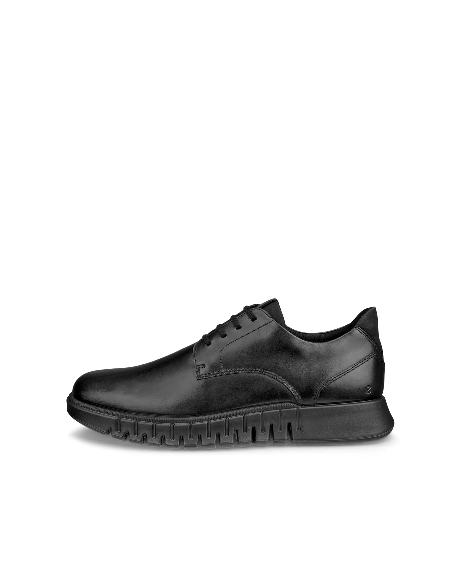 Мужские повседневные туфли ECCO Groove Hybrid из натуральной кожи, BLACK/BLACK — фото 4