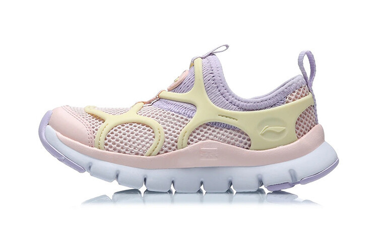 

Кроссовки LINING YOUNG Sports Life Collection Kids Lifestyle Shoes PS Low-top Light Pink/lilac Purple/light Oil Yellow