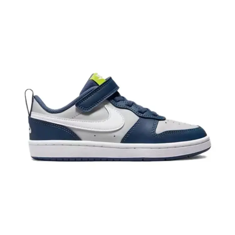 Кроссовки для скейтбординга Court Borough Kids PS Low-top Blue/Grey Nike, синий/серый — фото 2