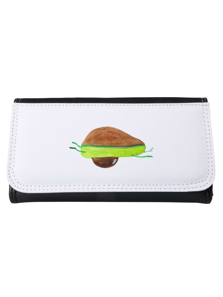 

Портмоне Mr & Mrs Panda Damen Avocado Yoga ohne Spruch, белый