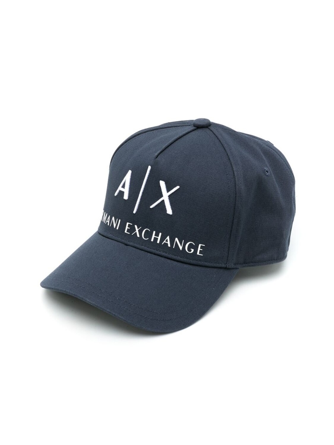 

Бейсболка с вышитым логотипом Armani Exchange, синий
