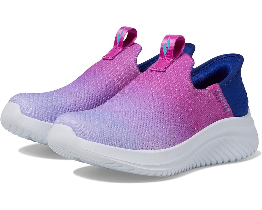 

Кроссовки SKECHERS KIDS Ultra Flex 3.0 Stretch Knit, цвет Navy/Purple