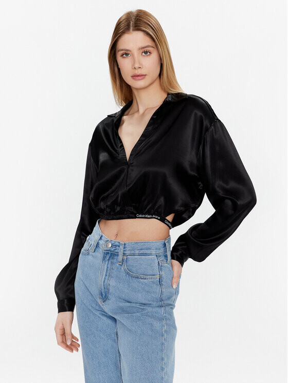 

Блуза стандартного кроя Calvin Klein, черный