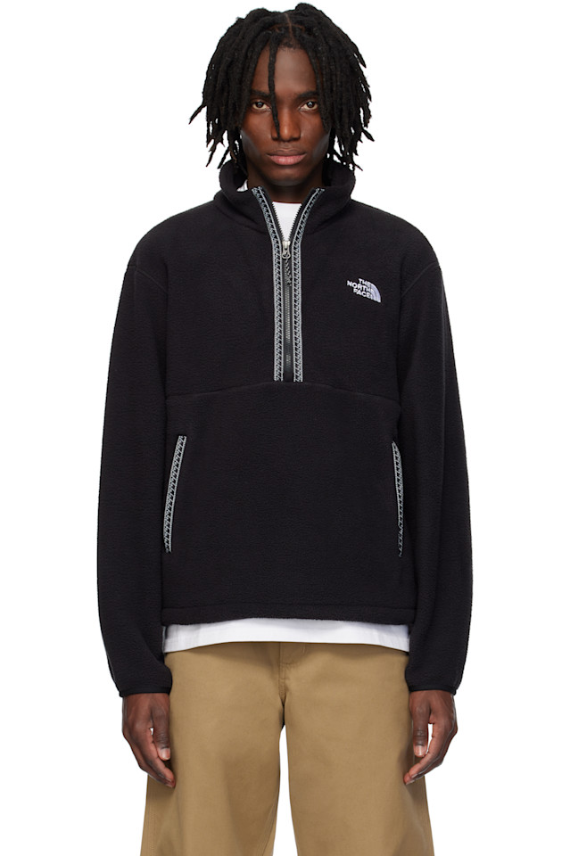 

Флиски свитер с молнией на 1/4 The North Face, черный