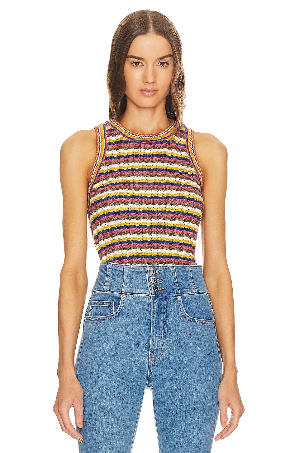 

Майка Veronica Beard Jerrel Knit, цвет Stripe