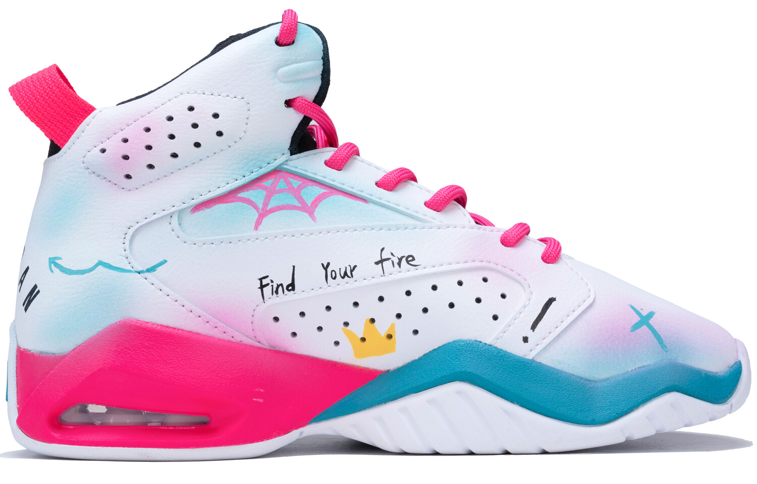 Женские баскетбольные кроссовки Jordan Lift off Vintage,   Pink — фото 2