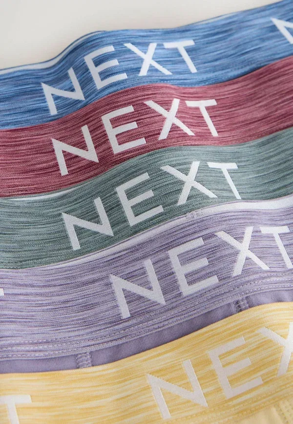 Трусы боксеры 5 шт Next, purple blue red, фиолетовый синий красный — фото 2