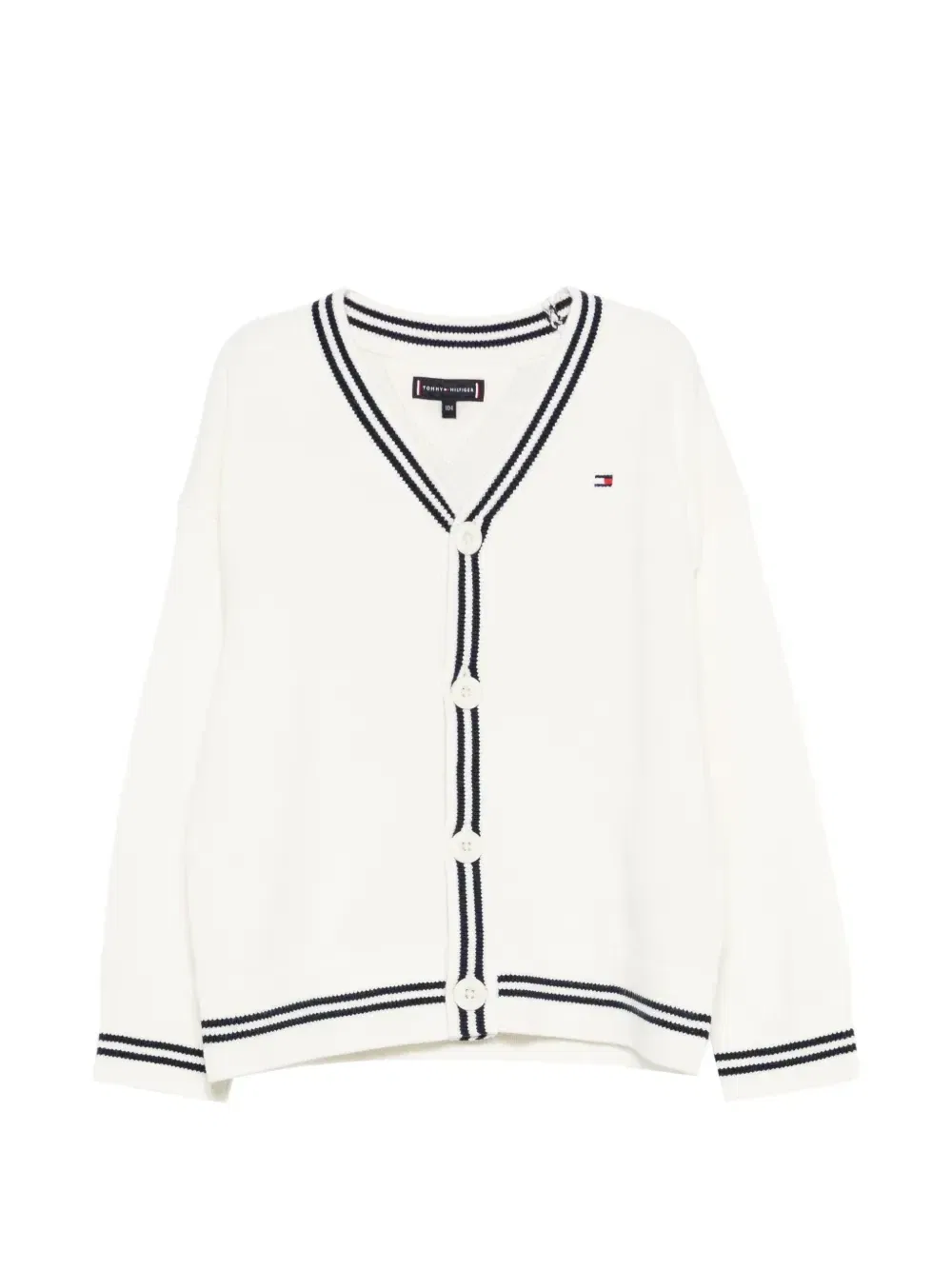 Кардиган на пуговицах Tommy Hilfiger Junior, белый