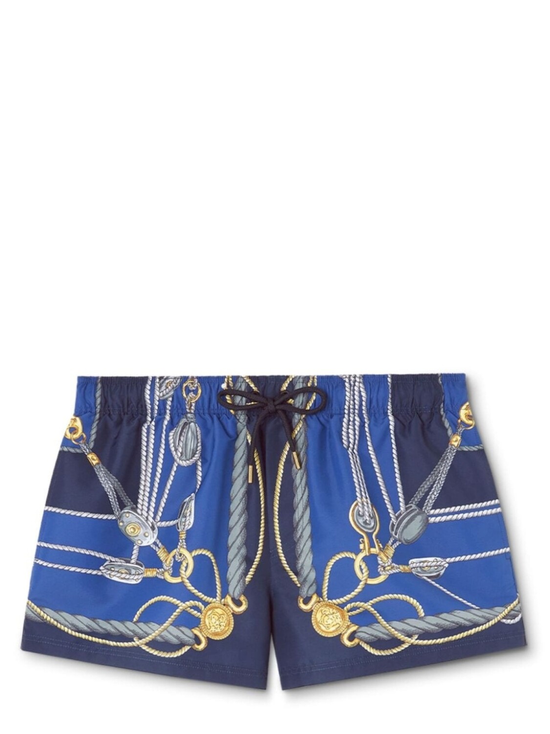 

Плавки-шорты Nautical с графичным принтом Versace, синий