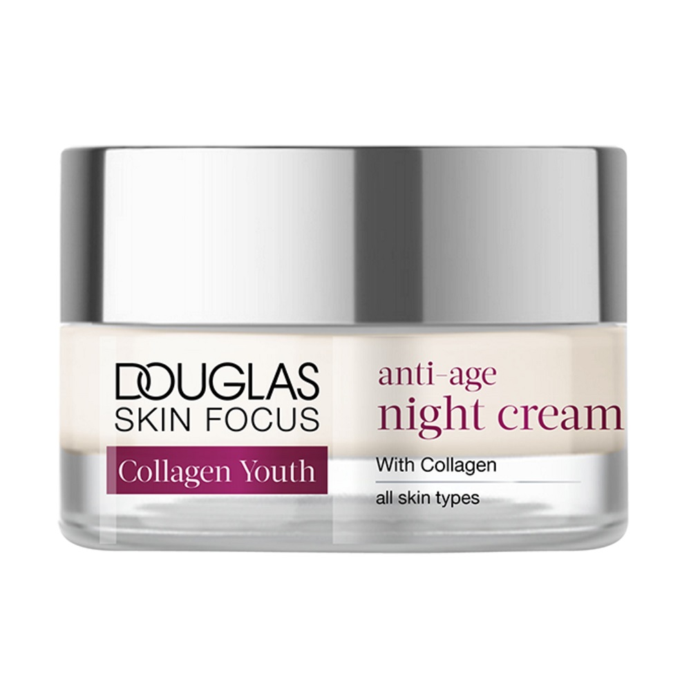 

Укрепляющий ночной крем для лица skin focus collagen youth anti-age night cream Douglas Collection, 50 мл