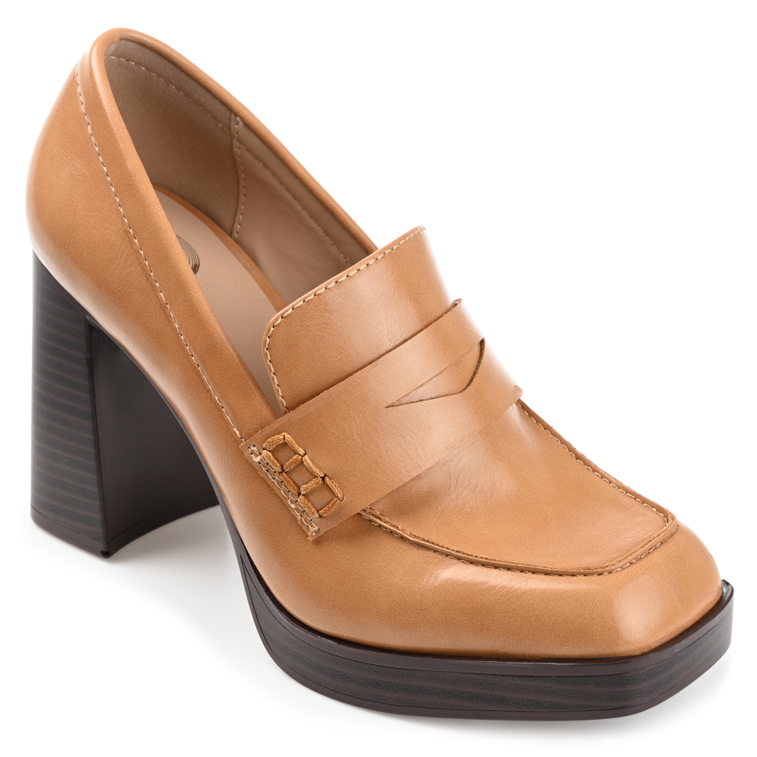 Женские туфли Ezzey Pump из коллекции Journee, цвет tan