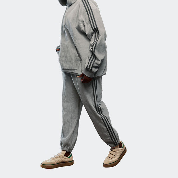 Толстовка adidas originals x IVY PARK Crossover Side Stripe Loose Pullover Gray, серый — фото 3