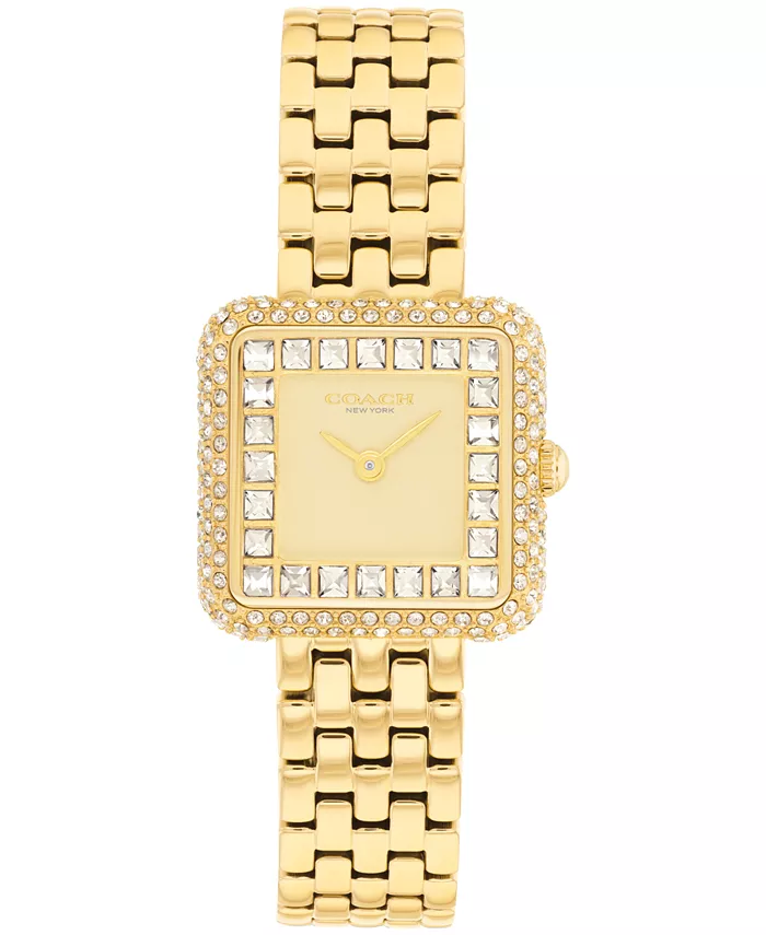 

Женские часы Cass Gold Tone на стальном браслете 24 мм Coach