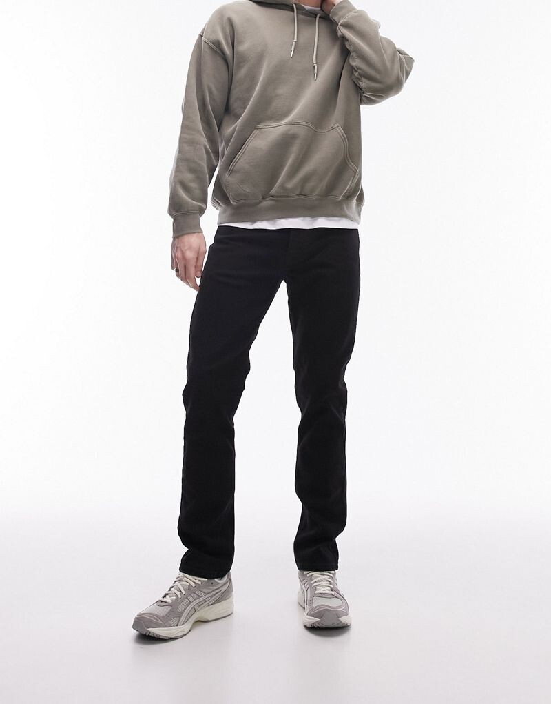 

Черные узкие джинсы Topman