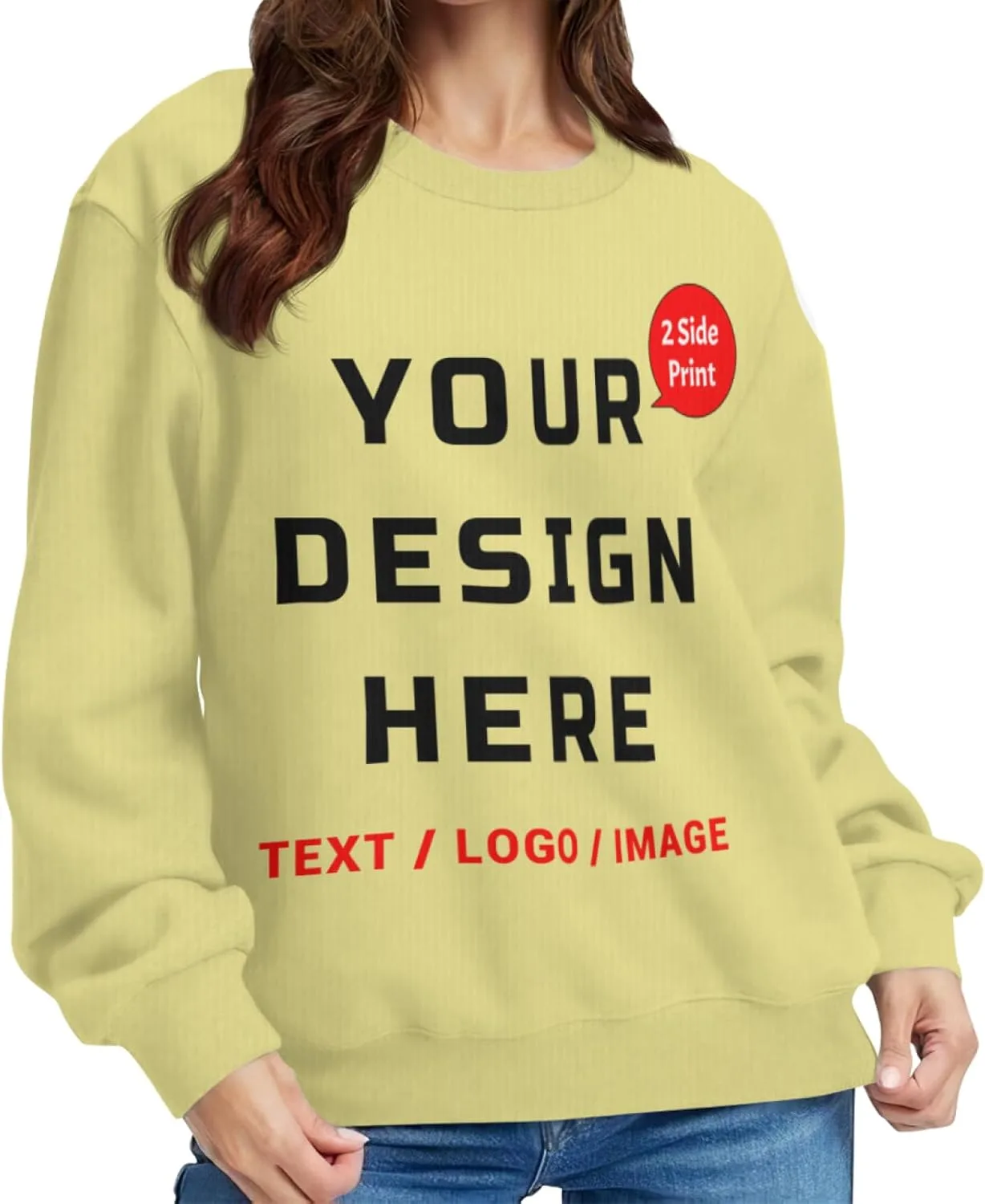 

Индивидуальный свитер с лицом на Рождество для женщин и мужчин