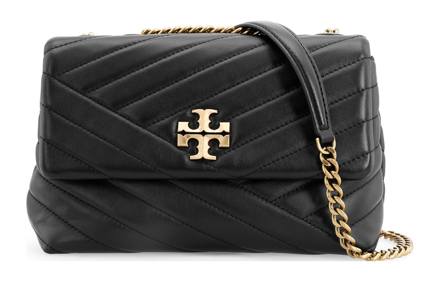 

TORY BURCH Маленькая сумка-трансформер Kira Chevron, черная