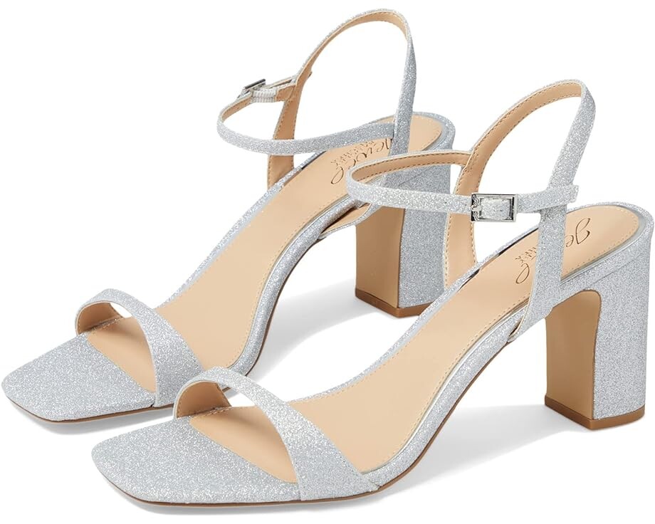 Туфли Jewel Badgley Mischka Rayla, серебряный