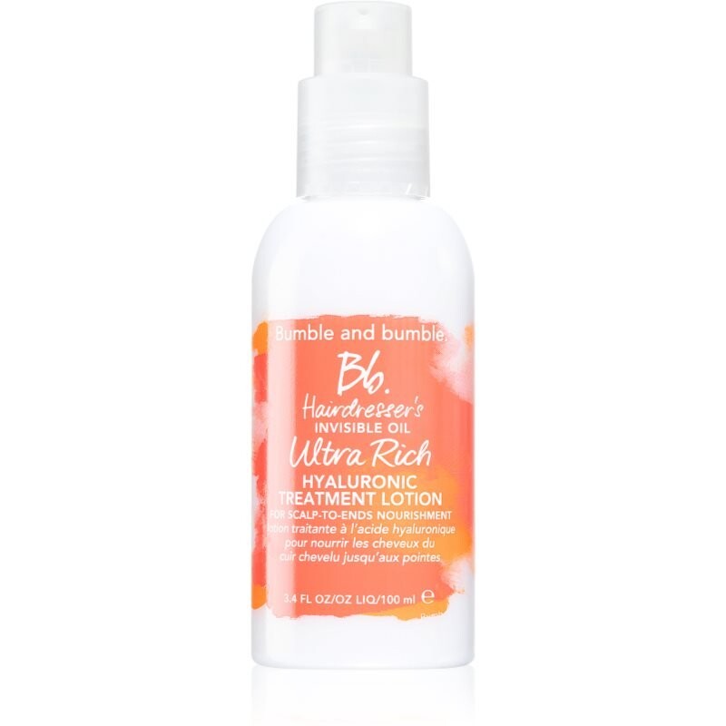 

Bumble and bumble Hairdresser's Invisible Oil Ultra Rich Hyaluronic Treatment Lotion увлажняющий уход без смывания с гиалуроновой кислотой 100 мл
